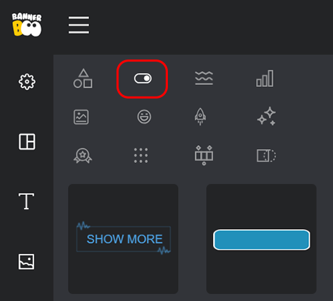 buttons screen